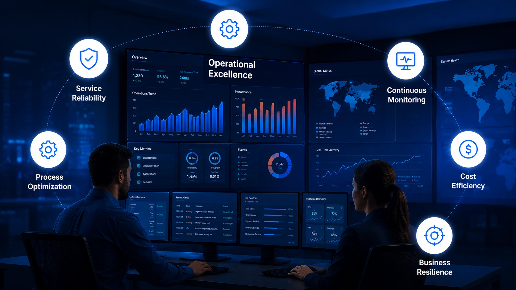 Enterprise Operations & Managed Services hero artwork